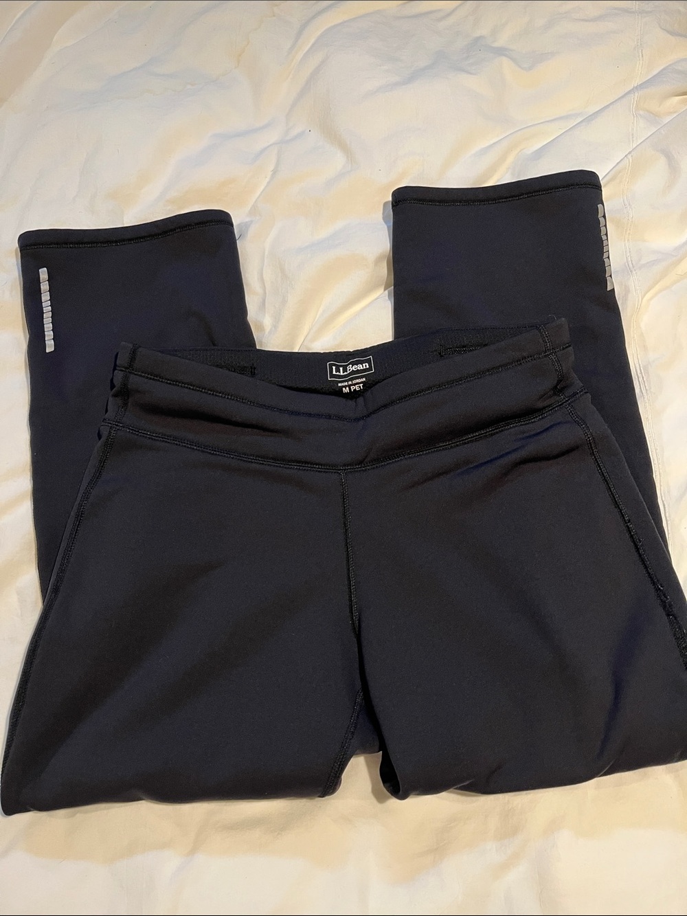 L.L. Bean Black insulated Leggings MP